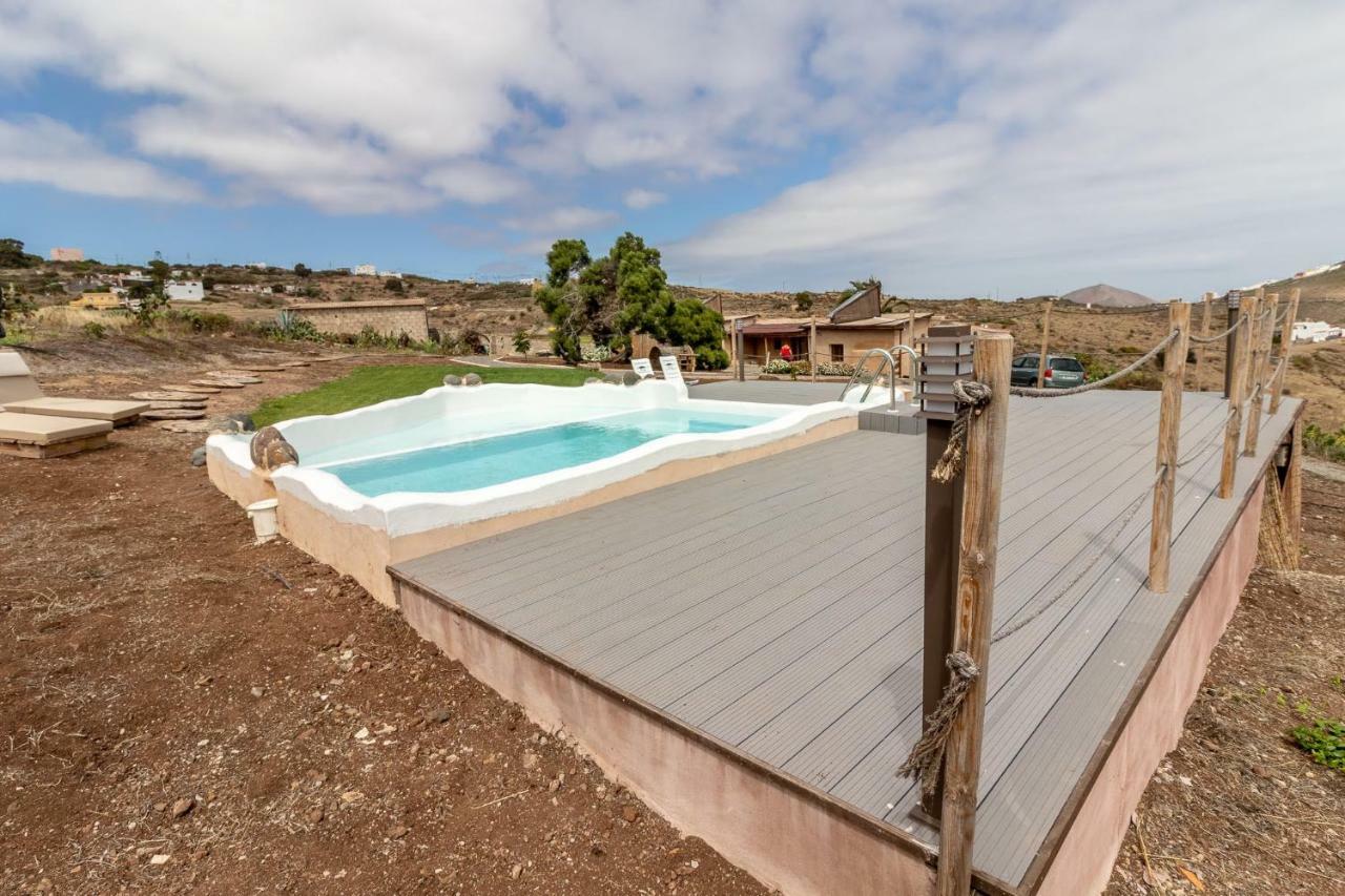 Flatguest Charming House + Pool + Terrace + Views Villa Santa Maria de Guia de Gran Canaria Exterior photo